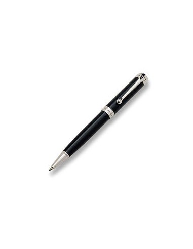 Aurora Pens Talentum Classic Black W/Chrome Trim BallPen