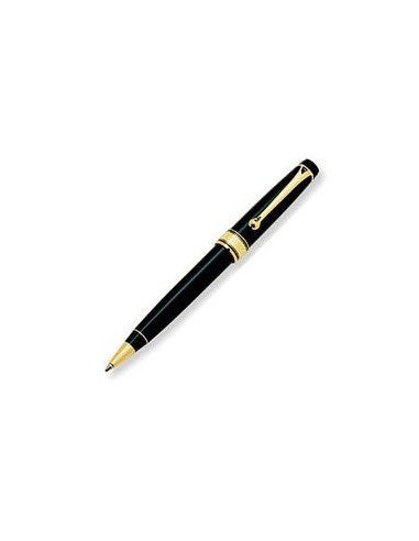 Aurora Pens Optima Resin 998N Black W/Gold Trim Ballpoint