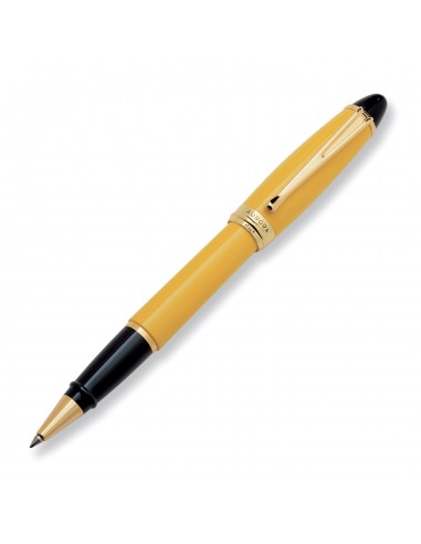 Aurora Ipsilon Resin Yellow Rollerball Pen