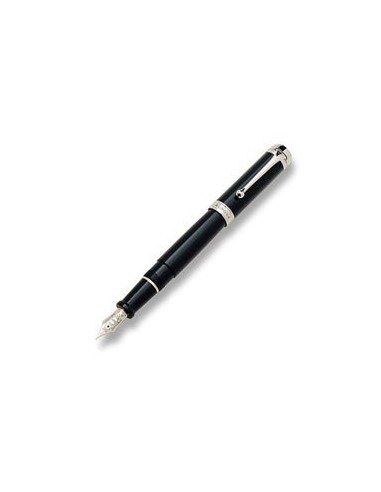 Aurora Pens Talentum Classic Black W/Chrome Trim Fountain Pen