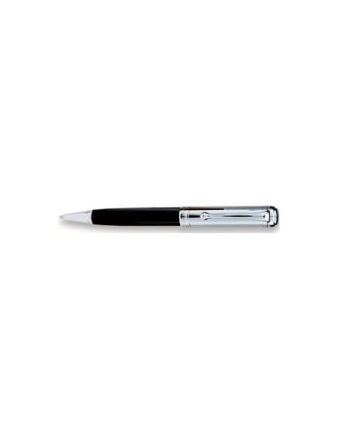 Aurora Pens Talentum Black w/ Chrome Cap D31CN Ballpen