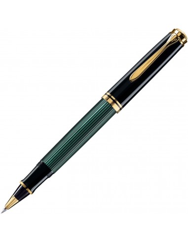 Pelikan Pens Souveran R400 Green & Black Rollerball Pen