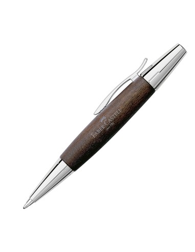 Faber-Castell e-motion 148381 Ballpoint, Dark Brown Pearwood