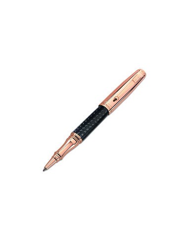 Monteverde Pens - Invincia - Rose Gold and Carbon Fiber Rollerball Pen MV40061