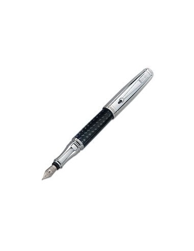 Monteverde Pens - Invincia - Chrome and Carbon Fiber Fountain pen MV40065