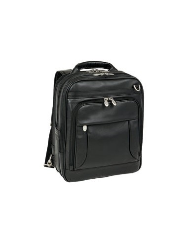 McKlein I Series 4165 Lincoln Park Three-Way Computer Briefpack Full Grain Cashmere Napa Leather