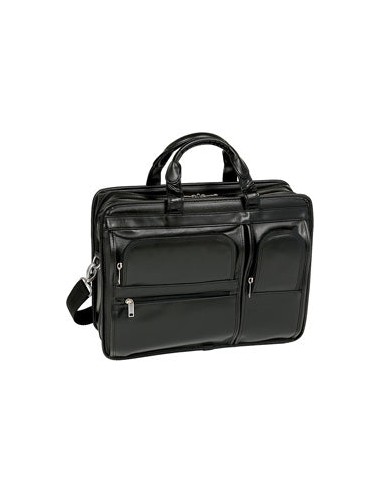 McKlein P Series 8843 Leather Hubbard Double Compartments Laptop Case