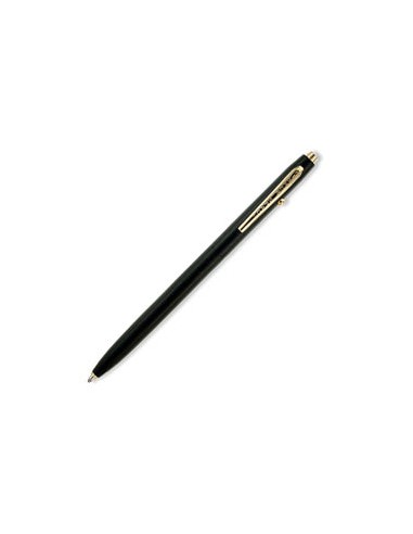 Fisher Space Pens - CH4B Matte Black Space Pen With Gold Plated Trim