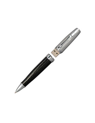 Monteverde Invincia 4 GB USB Carbon/Chrome Ballpoint Pen