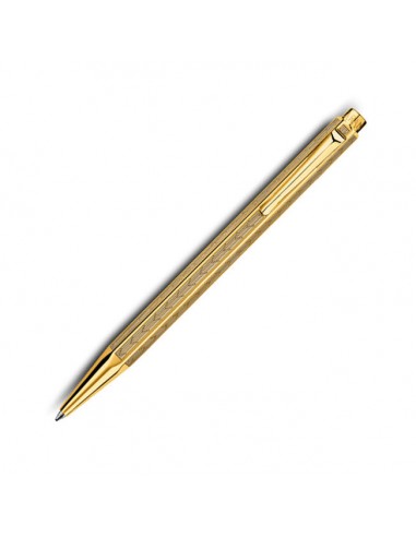 Caran d'Ache Ecridor Chevron Gold Ballpoint Pen