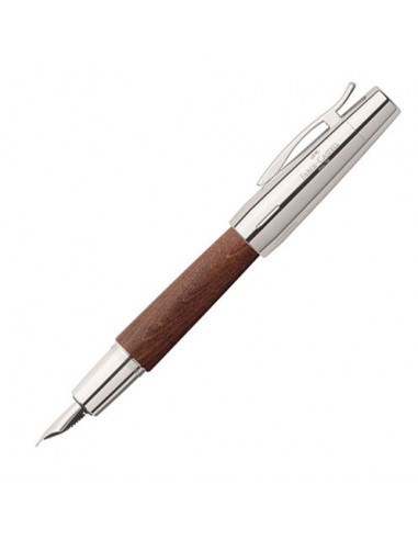 Faber-Castell e-motion Fountain Pen Pearwood Dark Brown