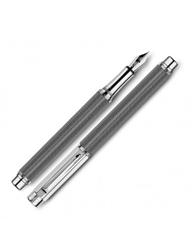 Caran d'Ache Varius Ivanhoe Silver Plated Fountain Pen