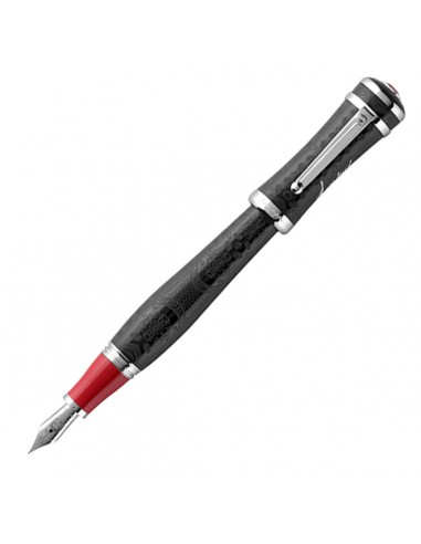 Montegrappa Sophia Loren Fountain Pen, Black & Silver - Model: ISICL_SC