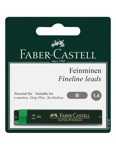 Faber-Castell Refills Leads SUPER-POLYMER 1.4mm B 1x12