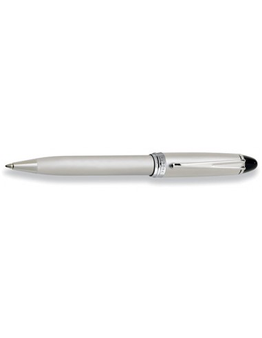 Aurora Ipsilon  All Chrome Cap and Barrel Satin Finish Ballpoint