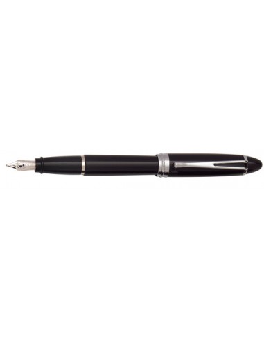 Aurora Black w/ Chrome Trim Fountain Pen