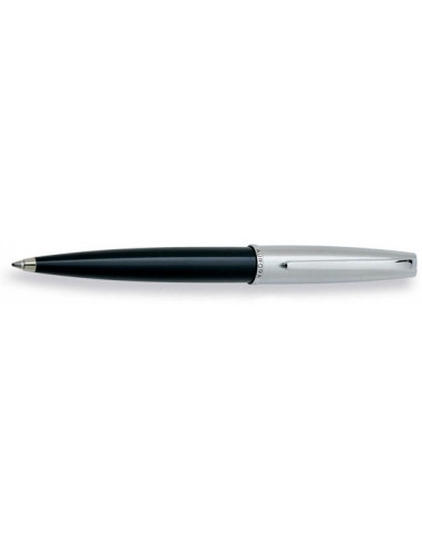 Aurora Style Black Barrel w/ Chrome Cap Ballpoint