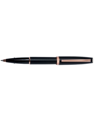 Aurora Black Matte w/ Rose Gold Trim Rollerball