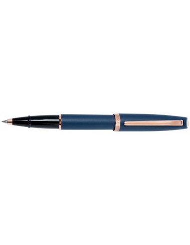 Aurora Blue Matte w/ Rose Gold Trim Rollerball