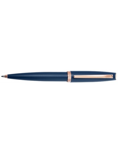 Aurora Blue Matte w/ Rose Gold Trim Ballpoint