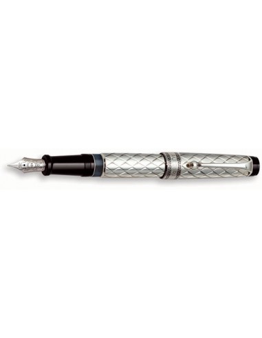 Aurora Sterling Silver Fountain Pen