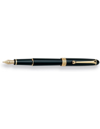 Aurora Black Resin Small Fountain Pen