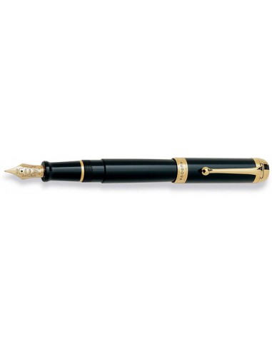 Aurora Black w/ Gold Trim Fountain Pen