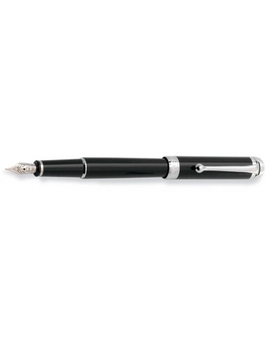 Aurora Black w/ Chrome Trim Fountain Pen