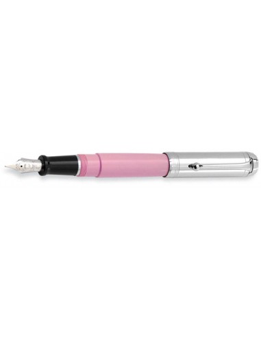 Aurora Pink w/ Chrome Cap Fountain Pen