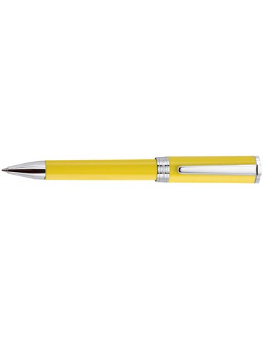 Aurora Yellow Resin w/ Chrome Trim Ballpoint