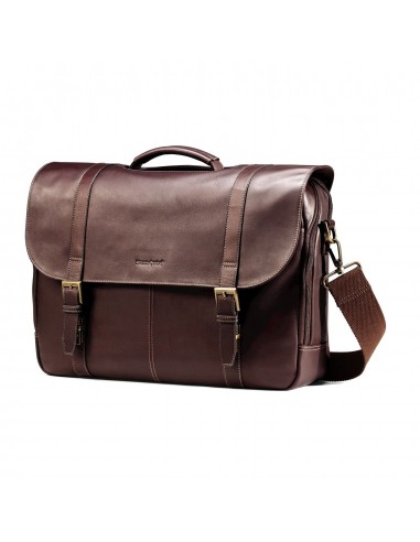 Samsonite Colombian Leather Flapover Case Double Gusset