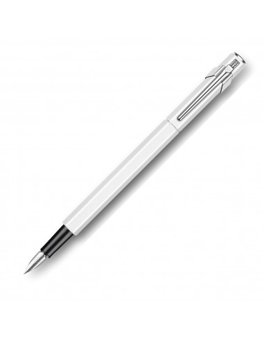 Caran d'Ache 849 Metal White Fountain Pen