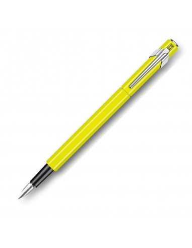 Caran d'Ache 849 Metal Yellow Flou Fountain Pen