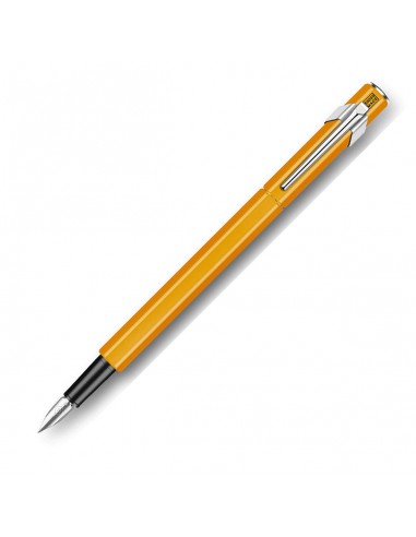 Caran d'Ache 849 Metal Orange Flou Fountain Pen