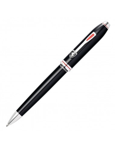 Cross Townsend Collection for Scuderia Ferrari Glossy Black Lacquer Ballpoint Pen