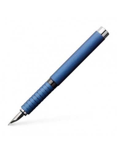 Faber-Castell Essentio Fountain Pen Aluminum Blue