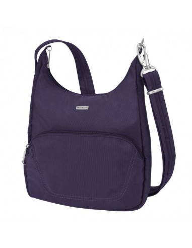 Travelon 42457 Anti-Theft Classic Essential Messenger Bag Purple