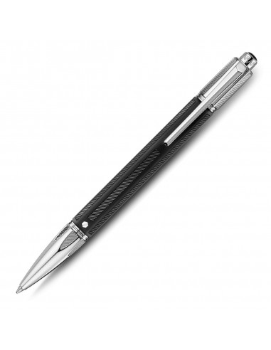 Caran d'Ache Varius RUBRACER Silver-Plated Rhodium-Coated Ballpoint Pen