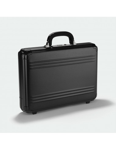 Zero Halliburton Pursuit Aluminum Medium Attache Case Black