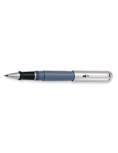 Aurora Talentum Colors Celestial Blue w/ Chrome Finish Cap Rollerball Pen - AU-D71CA