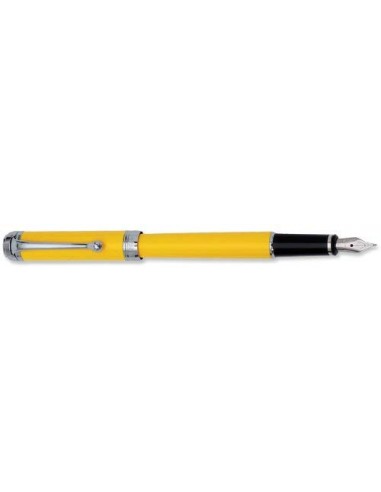 Aurora Talentum Finesse Yellow CT Fine Point Fountain Pen - AU-D13Y-F