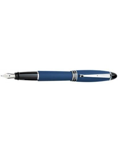 Aurora Ipsilon Satin Blue Fine Point Fountain Pen - AU-B10B-F