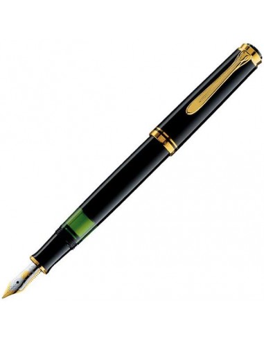 Pelikan Souveran 600 Black GT Broad Point Fountain Pen - 980144