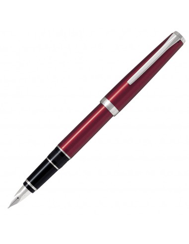 Pilot Metal Falcon Fountain Pen Burgundy