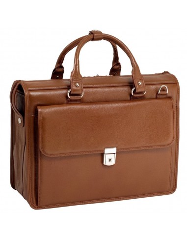 McKlein USA Gresham 15.6" Leather Litigator Laptop Briefcase