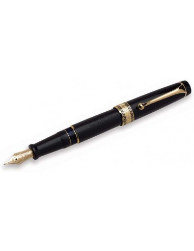 Aurora Optima - Resin Black Extra Fine Point Fountain Pen - AU-997N-EF