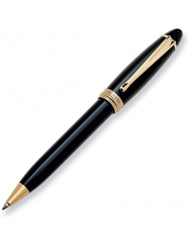 Aurora Ipsilon Resin Black Ballpoint Pen - AU-B31N