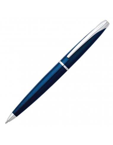 Cross ATX Translucent Blue Lacquer Ballpoint Pen