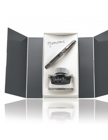 Pelikan Special Edition Classic M205 Moonstone Fountain Pen & Ink Bottle Set