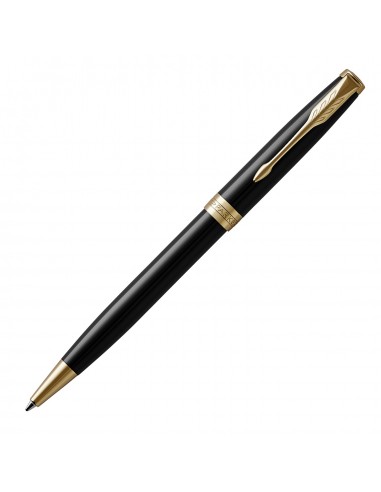 Parker Sonnet Black Lacquer GT Ballpoint Pen